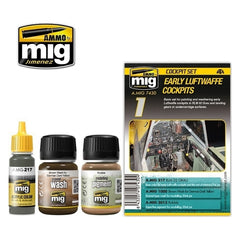 PREORDER Ammo by MIG - Weathering - Early Luftwaffe Cockpits Set