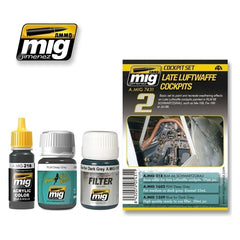 PREORDER Ammo by MIG - Weathering - Late Luftwaffe Cockpits Set