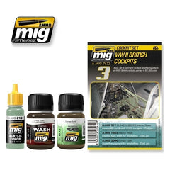 PREORDER Ammo by MIG - Weathering - Wwii British Cockpits Set