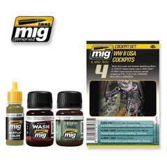 PREORDER Ammo by MIG - Weathering - Wwii Usa Cockpits Set