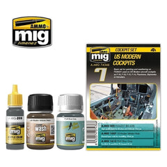PREORDER Ammo by MIG - Weathering - Us Modern Cockpits Set