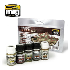 PREORDER Ammo by MIG - Weathering - German Camo Weathering Set