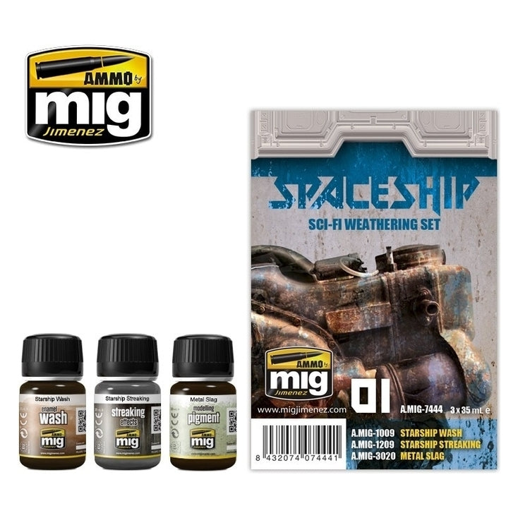 PREORDER Ammo by MIG - Weathering - Spaceship Sci-Fi Weathering Set