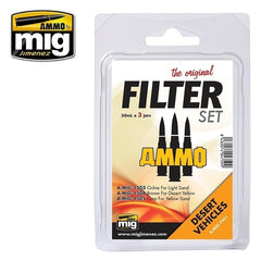PREORDER Ammo by MIG - Weathering - Filter Desert Vehicles Set