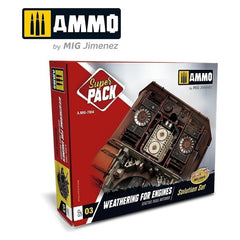 PREORDER Ammo by MIG - Super Pack - Super Pack Weathering For Engines