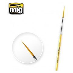 PREORDER Ammo by MIG - Brushes - 3/0 Synthetic Liner Brush