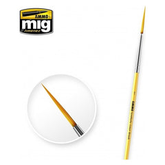 PREORDER Ammo by MIG - Brushes - 1 Synthetic Liner Brush