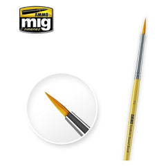 PREORDER Ammo by MIG - Brushes - 2 Synthetic Round Brush