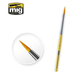 PREORDER Ammo by MIG - Brushes - 4 Synthetic Round Brush