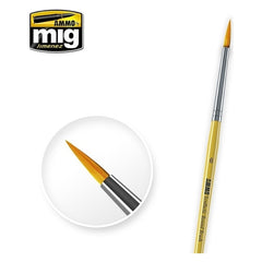 PREORDER Ammo by MIG - Brushes - 6 Synthetic Round Brush