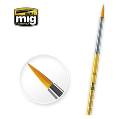 PREORDER Ammo by MIG - Brushes - 10 Synthetic Round Brush
