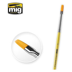 PREORDER Ammo by MIG - Brushes - 6 Synthetic Flat Brush