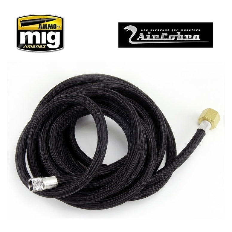 PREORDER Ammo by MIG - Accessories - 10 Foot Braided Air Hose 1/8" X 1/8"