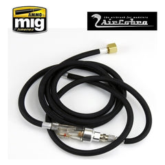 PREORDER Ammo by MIG - Accessories - 6 Foot Braided Air Hose With Moisture Trap