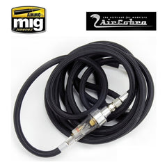 PREORDER Ammo by MIG - Accessories - 10 Foot Braided Air Hose With Moisture Trap