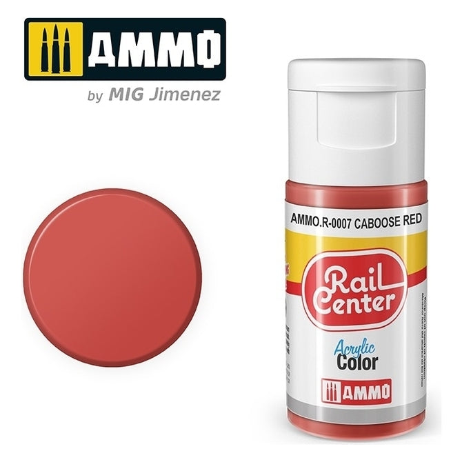 PREORDER Ammo by MIG - Rail Center - Caboose Red 20ml