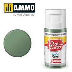 PREORDER Ammo by MIG - Rail Center - Passenger Wagon Green 20ml