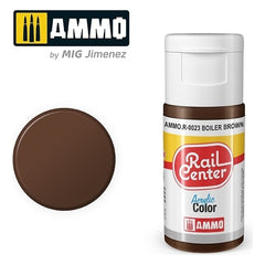 PREORDER Ammo by MIG - Rail Center - Boiler Brown 20ml