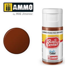 PREORDER Ammo by MIG - Rail Center - Red Brown 20ml