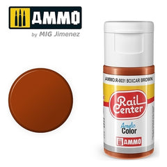 PREORDER Ammo by MIG - Rail Center - Boxcar Brown 20ml