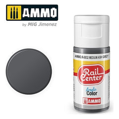 PREORDER Ammo by MIG - Rail Center - Medium Ash Grey 20ml