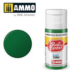 PREORDER Ammo by MIG - Rail Center - Medium Green 20ml