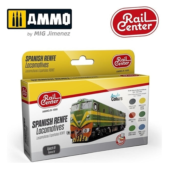 PREORDER Ammo by MIG - Sets - Spanish Renfe Locomotives Epoch Iv Set