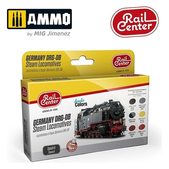 PREORDER Ammo by MIG - Sets - Germany Drg-Db Steam Locomotives Epoch Ii Set