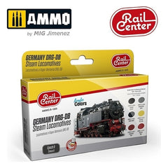 PREORDER Ammo by MIG - Sets - Germany Drg-Db Steam Locomotives Epoch Ii Set