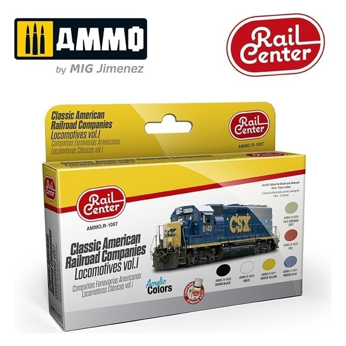 PREORDER Ammo by MIG - Sets - Classic American Railroad Companies ��������� Locomotives Vol