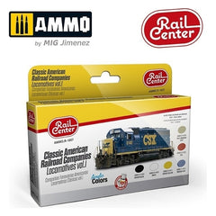 PREORDER Ammo by MIG - Sets - Classic American Railroad Companies ��������� Locomotives Vol