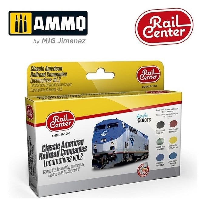 PREORDER Ammo by MIG - Sets - Classic American Railroad Companies ��������� Locomotives Vol