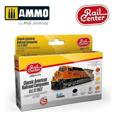 PREORDER Ammo by MIG - Sets - Classic American Railroad Companies. Vol.Iii Bnsf Set