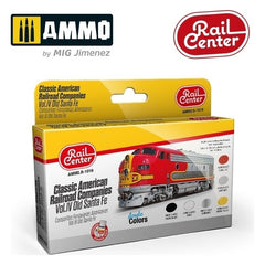 PREORDER Ammo by MIG - Sets - Classic American Railroad Companies. Vol.Iv Old Santa Fe Set