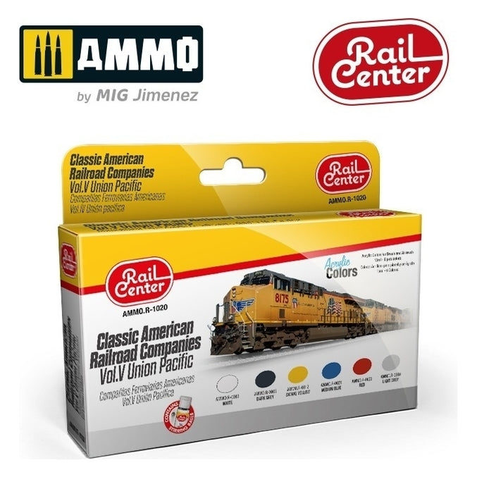 PREORDER Ammo by MIG - Sets - Classic American Railroad Companies. Vol.V Union Pacific Set