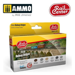 PREORDER Ammo by MIG - Rail Center - Stone Railway Bridges Set