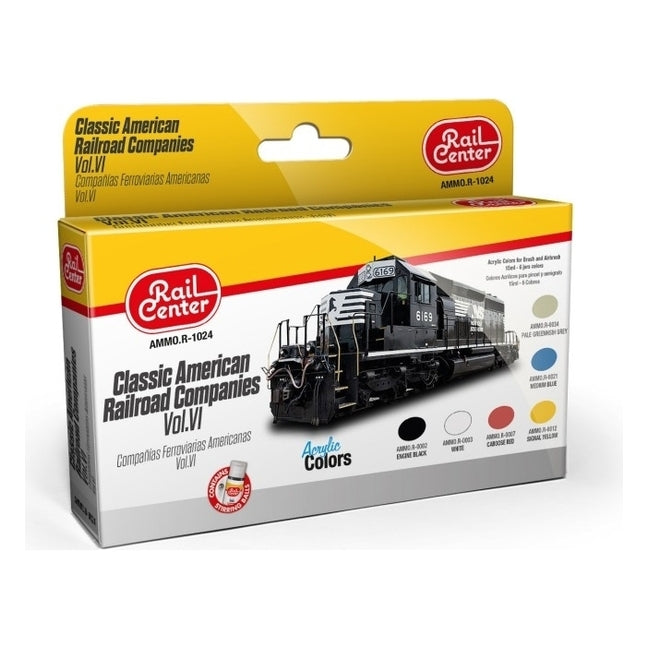PREORDER Ammo by MIG - Rail Center - Classic American Railroad Companies Vol.Vi Set