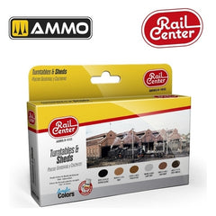 PREORDER Ammo by MIG - Rail Center - Turntables & Sheds Set