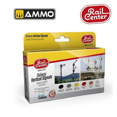 PREORDER Ammo by MIG - Rail Center - Railway Vertical Signals Set