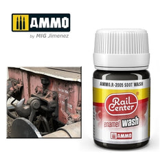 PREORDER Ammo by MIG - Rail Center - Soot Wash 35ml