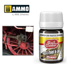 PREORDER Ammo by MIG - Rail Center - Fresh Oil Staining 35ml