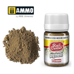 PREORDER Ammo by MIG - Rail Center - Pigment Medium Earth 35ml