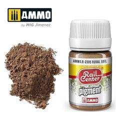 PREORDER Ammo by MIG - Rail Center - Pigment Rural Soil  35ml