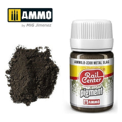 PREORDER Ammo by MIG - Rail Center - Pigment Metal Slag 35ml