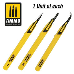 PREORDER Ammo by MIG - Tools - Mini Blade Set  3 Pcs