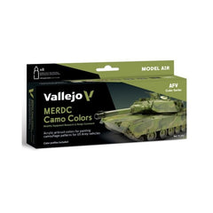 Vallejo - Model Air - Merdc Camo Colors  8 Colour Set
