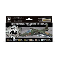 Vallejo - Model Air - Soviet / Russian Colors Tactical Schemes 1978-1989 (Part Ii)  8 Colour Set