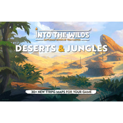 PREORDER Into the Wilds Battlemap Books - Deserts & Jungles