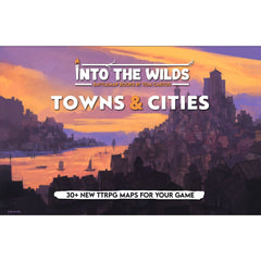 PREORDER Into the Wilds Battlemap Books - Towns & Cities
