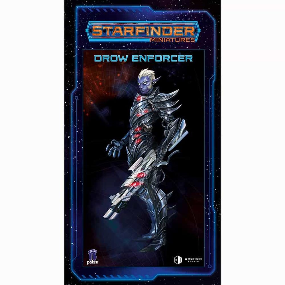 PREORDER Starfinder Masterclass Miniatures: Drow Enforcer